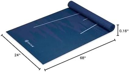 Testing the Gaiam Yoga Mat Classic Print, 4mm Non-Slip Mat | Lightweight over two weeks