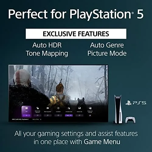 The Sony QD-OLED 77 inch BRAVIA XR A95L Series 4K Ultra compared in context