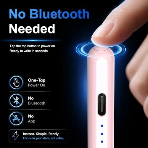 The Stylus Pen for Apple iPad 2018-2026 for Note-Taking Drawing Pink compared in context