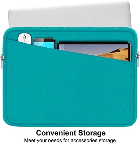 Close look at the Laptop Sleeve Bag 15.6 inch, Durable Computer Carrying Bag Protective build quality