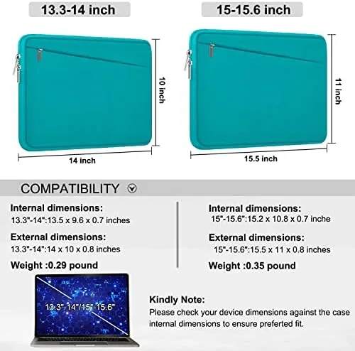 The Laptop Sleeve Bag 15.6 inch, Durable Computer Carrying Bag Protective compared in context