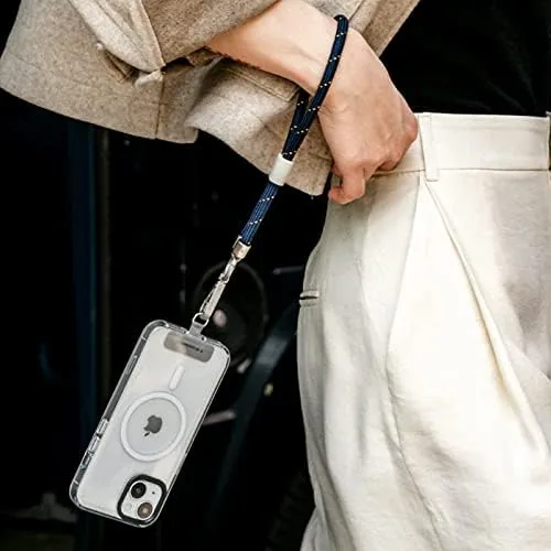 Another view of the RhinoShield Braided Wrist Phone Lanyard | Recycled Materials, Easy to