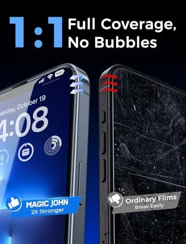 Testing the MAGIC JOHN 2 Pack for iPhone 13 Pro Max/iPhone 14 over two weeks