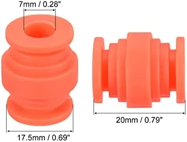 Close look at the MECCANIXITY Anti-Vibration Shock Absorption Damping Rubber Balls M7x20mm for RC build quality