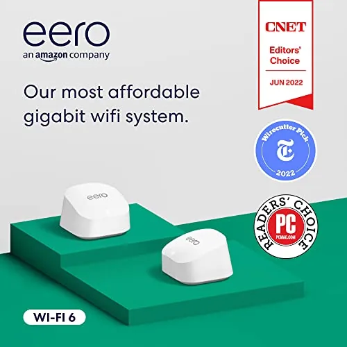 Like-New Amazon Amazon eero 6+ mesh wifi system - Supports internet plans up to Review: Tested and Rated