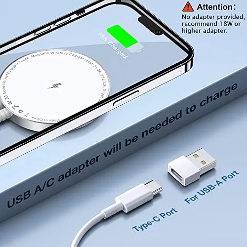 A travel bag with the charging pad, converter, and cable packed neatly inside