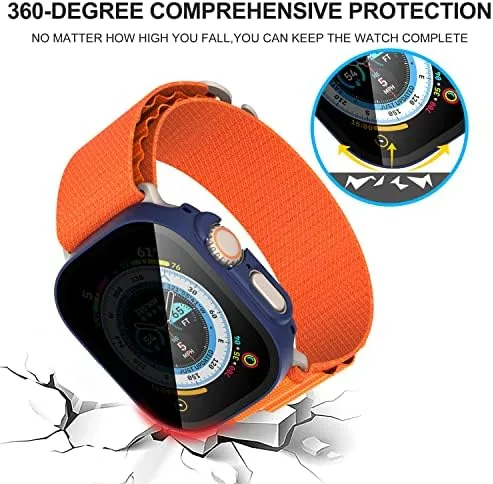 Another view of the 3-Pack Privacy Screen Protector Case for Apple Watch Ultra 49mm