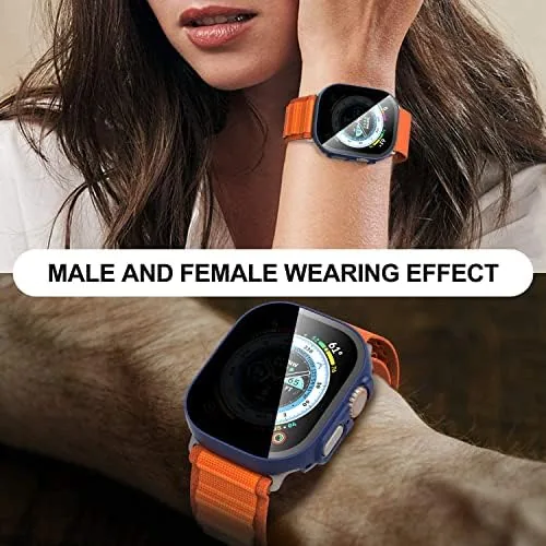 Testing the 3-Pack Privacy Screen Protector Case for Apple Watch Ultra 49mm over two weeks