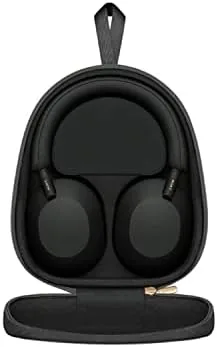Person wearing the Sony WH-1000XM5 during a gaming session