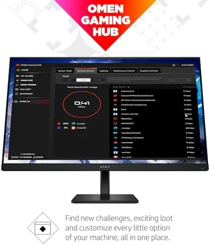 The HP OMEN 32q QHD 165Hz Gaming Monitor, QHD Display (2560 in real use