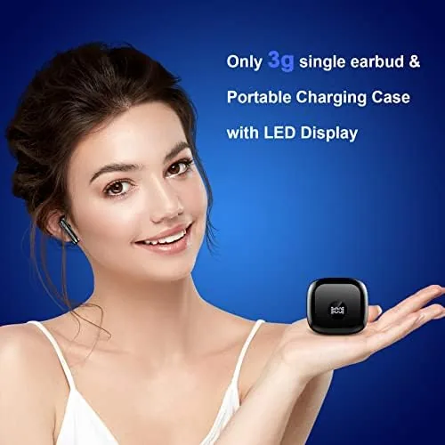 Another view of the Wireless Earbuds, Bluetooth 5.4 Ear Buds LED Power Display Headphones