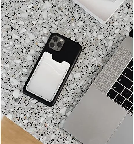 Testing the Phone Card Holder, Stretchy Credit Card Holder for Phone Case -2Pack White over two weeks