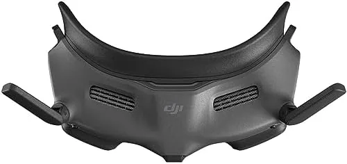 The DJI Goggles 2 next to an analog goggle set and a rival digital headset