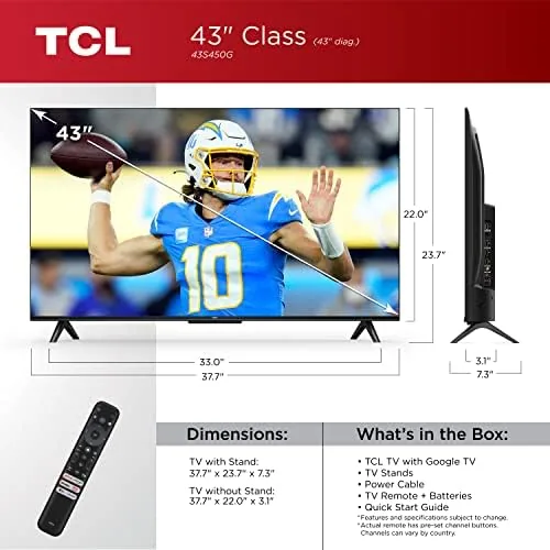 A vivid Dolby Vision nature scene displayed on the TCL S4 panel