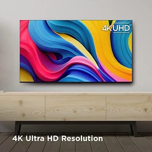 A movie night scene on the TCL S4 with dim ambient light in the room