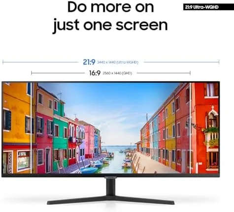 A coding editor and a browser running side by side on the ultrawide screen