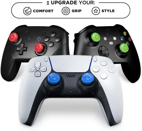 Close up of the KontrolFreek thumb grip texture and construction