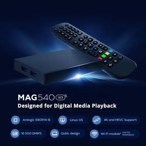 Close look at the Raxxio MAG540w3 Set-Top Box ,  4K HDR Streaming Media Player build quality