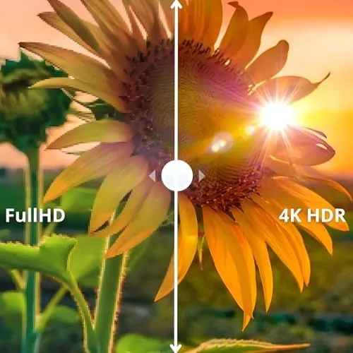 Detail shot of the Raxxio MAG540w3 Set-Top Box ,  4K HDR Streaming Media Player features
