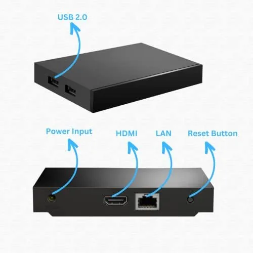 The Raxxio MAG540w3 Set-Top Box ,  4K HDR Streaming Media Player in real use