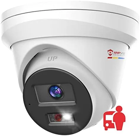 Anpviz 5MP PoE IP Camera, Turret Wired Security Camera Outdoor | with Audio, Human Review: Tested and Rated