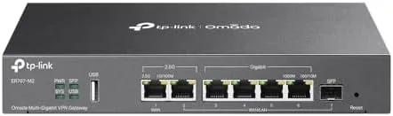 Omada ER707-M2, Multi-Gigabit VPN Route | Dual 2.5Gig WAN Ports, High Network Capacity, SPI Review: Tested and Rated