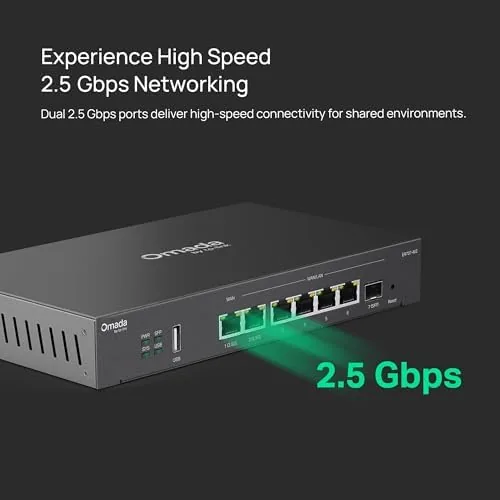 Close look at the Omada ER707-M2, Multi-Gigabit VPN Route | Dual 2.5Gig WAN Ports build quality