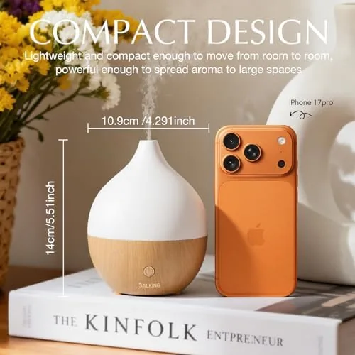 Another view of the SALKING Essential Oil Diffuser for Home, 100ml Small Aromatherapy Diffuser