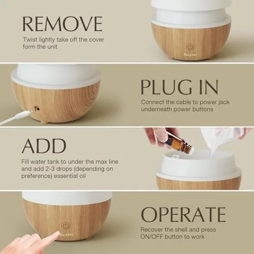 Testing the SALKING Essential Oil Diffuser for Home, 100ml Small Aromatherapy Diffuser over two weeks