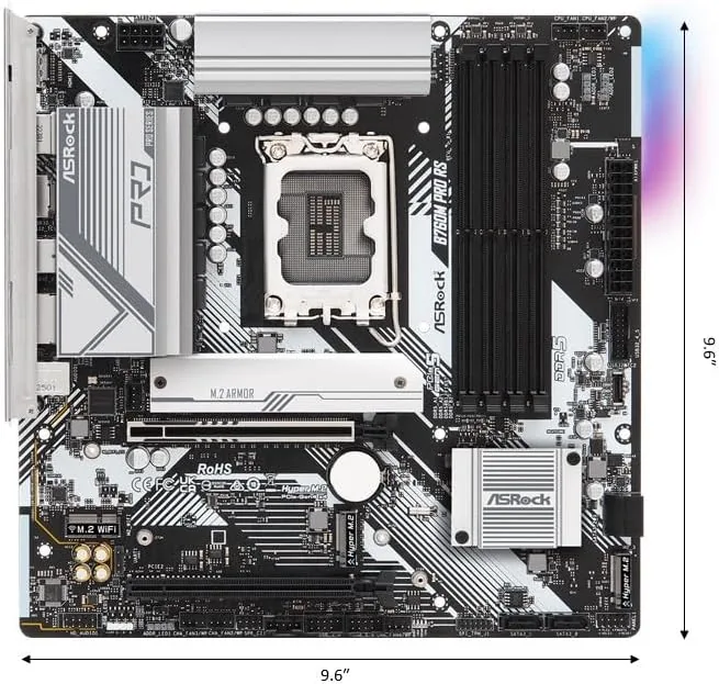 Gaming PC on a desk using the ASRock motherboard with a transparent side panel