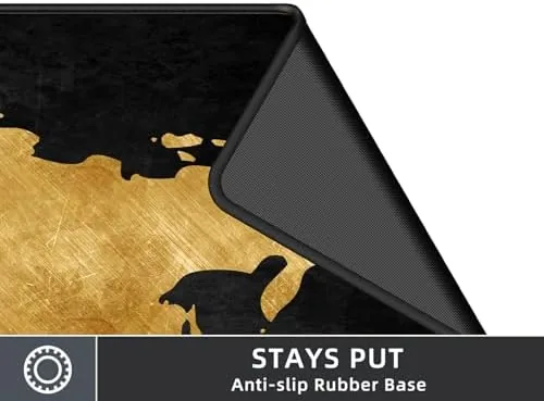 The Rinaze Mouse Pad Desk Mat, Multifunctional Large Gaming Mousepad, Office in real use