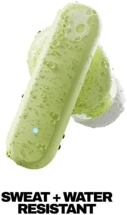 The Skullcandy Smokin' Buds Wireless Noise Isolating Earbuds - Matcha in real use