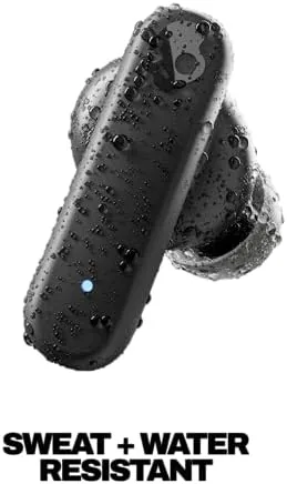 The Skullcandy Smokin' Buds Wireless Noise Isolating Earbuds - True Black in real use