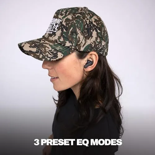 Another view of the Skullcandy Smokin' Buds Wireless Noise Isolating Earbuds - True Black