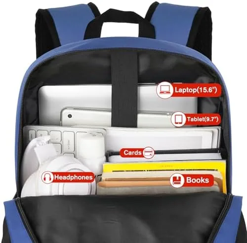 The YAMTION 17.3 inch School Backpack,Classic Bookbag Backpack with USB Port in real use