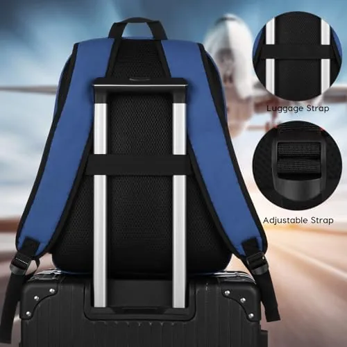 Another view of the YAMTION 17.3 inch School Backpack,Classic Bookbag Backpack with USB Port
