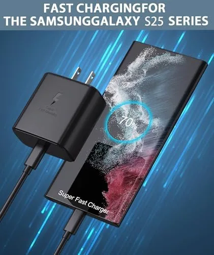 Detail shot of the 45W Super Fast Charger USB C- 45 Watt Type C features