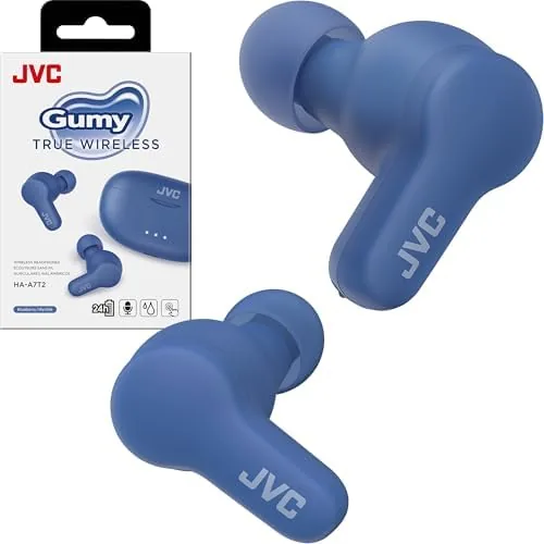 Another view of the JVC Gumy HAA7T2W True Wireless Earbuds, White | Bluetooth 5.3