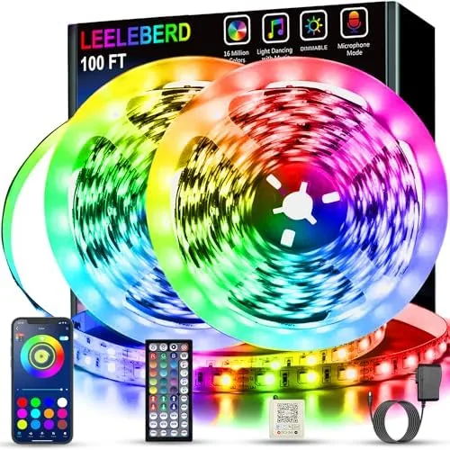 Led Lights for Bedroom 100 ft (2 Rolls of 50ft) Music Sync Color Changing Review: Tested and Rated