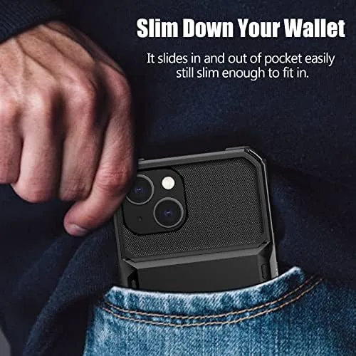 The Nvollnoe for iPhone 13 Case with Card Holder[Store 5 Cards] compared in context
