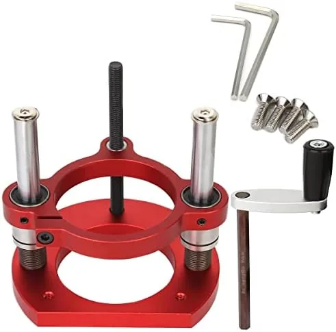 Overview of the Adjustable Router Lift for 65mm Diameter Universal Trimming Machine,Aluminum Under-Table