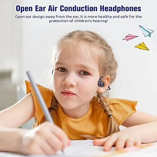 Close look at the BANIGIPA Kids Headphones, Open Ear Headphones for Teens Child Boys build quality