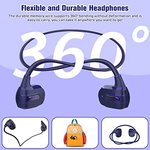 The BANIGIPA Kids Headphones, Open Ear Headphones for Teens Child Boys in real use