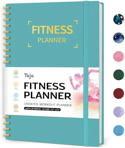Fitness Workout Journal & Log Book for Women & Men, Fitness Planner | Workout Review: Tested and Rated