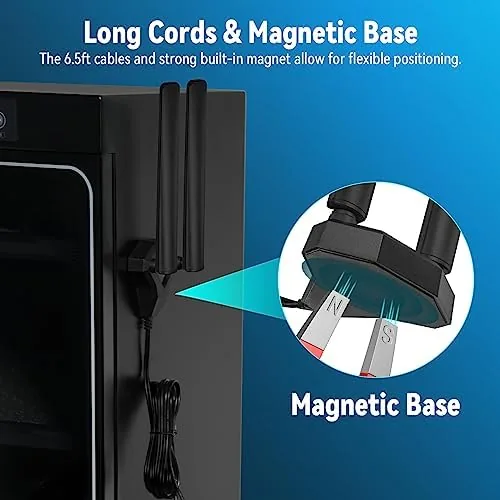 The Eightwood WiFi 6E Tri-Band Antenna 6GHz 5GHz 2.4GHz Gaming WiFi in real use