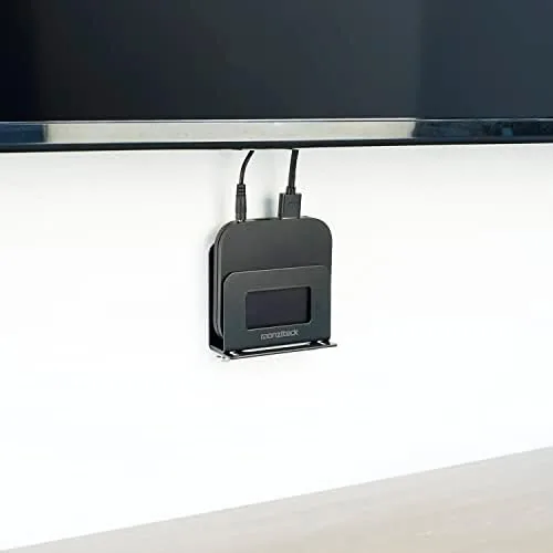 Testing the Adjustable Small Device Wall Mount Holder for Apple TV,ROKU,Router,Modem and over two weeks