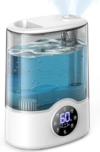 Homvana Humidifier Large Room, 7L (807ft²) Smart Warm and Cool Mist, Top-Fill Humidifiers for Review: Tested and Rated