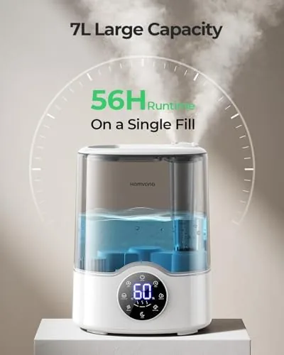 Another view of the Homvana Humidifier Large Room, 7L (807ft²) Smart Warm and Cool