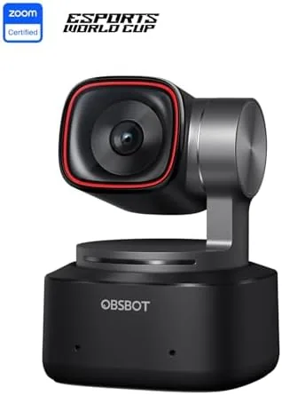 Close look at the OBSBOT Tiny 2 Webcam 4K Voice Control PTZ, AI Tracking build quality
