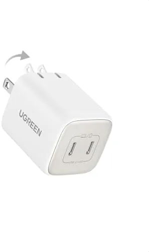 Overview of the UGREEN 45W USB C Charger, Nexode 2 Port GaN Foldable
